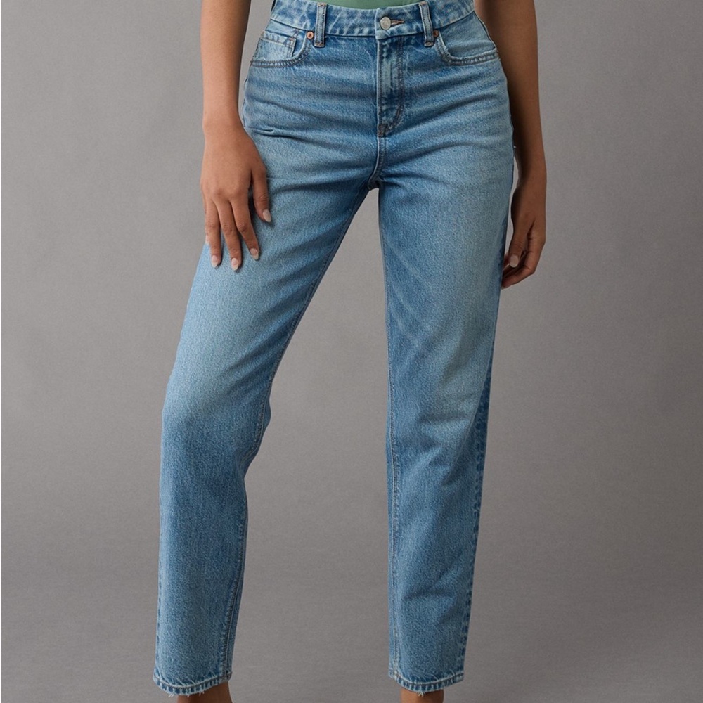 American Eagle Outfitters High Rise Curvy Mom Jeans